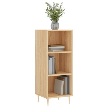 vidaXL Ντουλάπι Sonoma Δρυς 34,5x32,5x90cm από Επεξεργασμένο Ξύλο 1 τεμ.