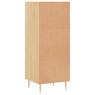 vidaXL Ντουλάπι Sonoma Δρυς 34,5x32,5x90cm από Επεξεργασμένο Ξύλο 1 τεμ.