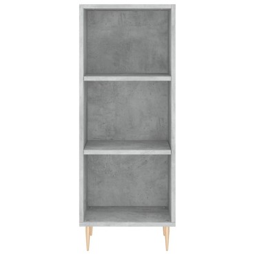 vidaXL Ντουλάπι Γκρι Σκυροδέματος 34,5x32,5x90cm Επεξεργασμένο Ξύλο 1 τεμ.