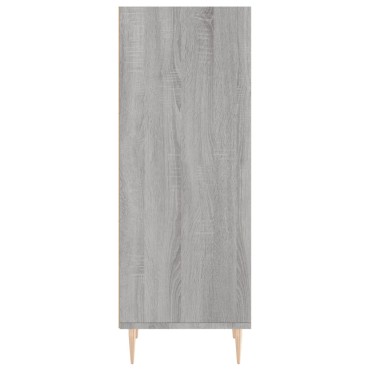 vidaXL Ντουλάπι Γκρι sonoma 34,5x32,5x90cm από Επεξεργασμένο Ξύλο 1 τεμ.