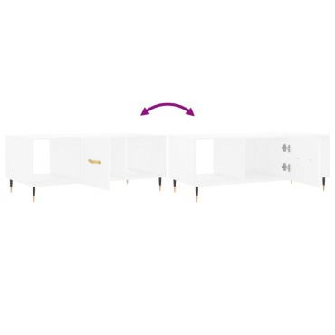 vidaXL Τραπεζάκι Σαλονιού Λευκό 102x50x40cm από Επεξεργασμένο Ξύλο 1 τεμ.