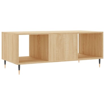 vidaXL Τραπεζάκι Σαλονιού Sonoma Δρυς 102x50x40cm από Επεξεργ. Ξύλο 1 τεμ.