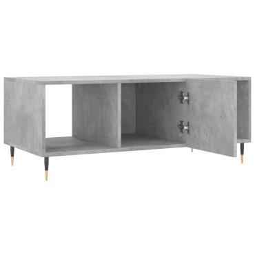 vidaXL Τραπεζάκι Σαλονιού Γκρι Σκυρ. 102x50x40cm Επεξεργασμένο Ξύλο 1 τεμ.