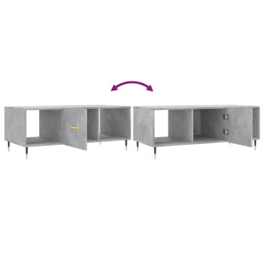 vidaXL Τραπεζάκι Σαλονιού Γκρι Σκυρ. 102x50x40cm Επεξεργασμένο Ξύλο 1 τεμ.