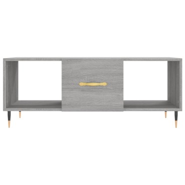vidaXL Τραπεζάκι Σαλονιού Γκρι Sonoma 102x50x40cm Επεξεργασμένο Ξύλο 1 τεμ.