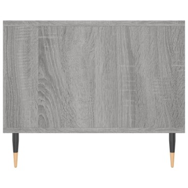 vidaXL Τραπεζάκι Σαλονιού Γκρι Sonoma 102x50x40cm Επεξεργασμένο Ξύλο 1 τεμ.