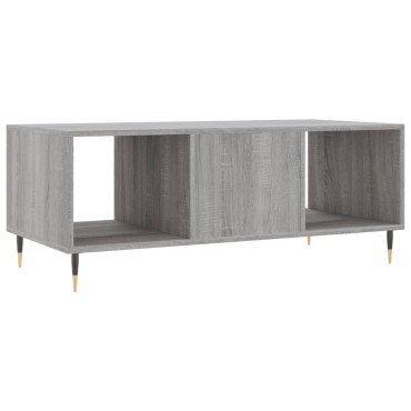 vidaXL Τραπεζάκι Σαλονιού Γκρι Sonoma 102x50x40cm Επεξεργασμένο Ξύλο 1 τεμ.