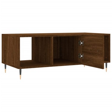 vidaXL Τραπεζάκι Σαλονιού Καφέ Δρυς 102x50x40cm Επεξεργασμένο Ξύλο 1 τεμ.