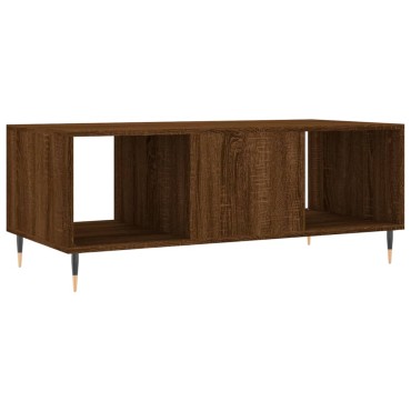 vidaXL Τραπεζάκι Σαλονιού Καφέ Δρυς 102x50x40cm Επεξεργασμένο Ξύλο 1 τεμ.