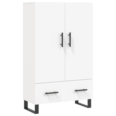 vidaXL Ντουλάπα Λευκή 69,5x31x115cm από Επεξεργασμένο Ξύλο 1 τεμ.
