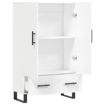 vidaXL Ντουλάπα Λευκή 69,5x31x115cm από Επεξεργασμένο Ξύλο 1 τεμ.