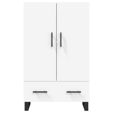 vidaXL Ντουλάπα Λευκή 69,5x31x115cm από Επεξεργασμένο Ξύλο 1 τεμ.