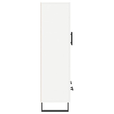vidaXL Ντουλάπα Λευκή 69,5x31x115cm από Επεξεργασμένο Ξύλο 1 τεμ.