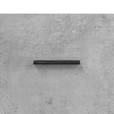 vidaXL Ντουλάπα Γκρι Σκυροδέματος 69,5x31x115cm Επεξεργ. Ξύλο 1 τεμ.