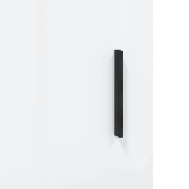 vidaXL Ντουλάπα Γυαλ. Λευκό 69,5x31x115cm από Επεξεργασμένο Ξύλο 1 τεμ.