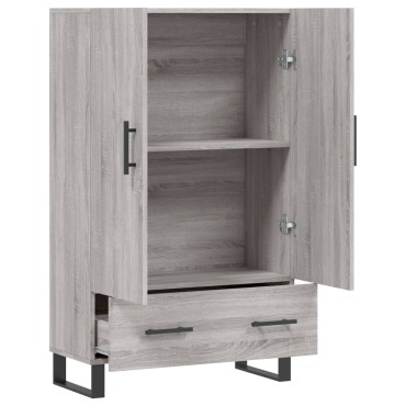 vidaXL Ντουλάπα Γκρι Sonoma 69,5x31x115cm από Επεξεργασμένο Ξύλο 1 τεμ.