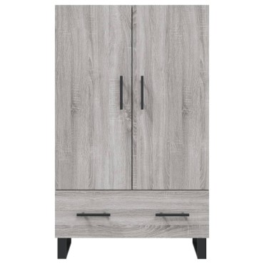 vidaXL Ντουλάπα Γκρι Sonoma 69,5x31x115cm από Επεξεργασμένο Ξύλο 1 τεμ.