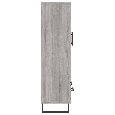 vidaXL Ντουλάπα Γκρι Sonoma 69,5x31x115cm από Επεξεργασμένο Ξύλο 1 τεμ.