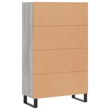 vidaXL Ντουλάπα Γκρι Sonoma 69,5x31x115cm από Επεξεργασμένο Ξύλο 1 τεμ.