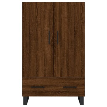 vidaXL Ντουλάπα Καφέ Δρυς 69,5x31x115cm από Επεξεργασμένο Ξύλο 1 τεμ.