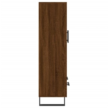 vidaXL Ντουλάπα Καφέ Δρυς 69,5x31x115cm από Επεξεργασμένο Ξύλο 1 τεμ.