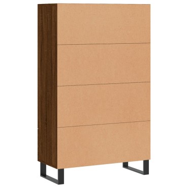 vidaXL Ντουλάπα Καφέ Δρυς 69,5x31x115cm από Επεξεργασμένο Ξύλο 1 τεμ.