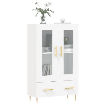 vidaXL Ντουλάπα Λευκή 69,5x31x115cm από Επεξεργασμένο Ξύλο 1 τεμ.