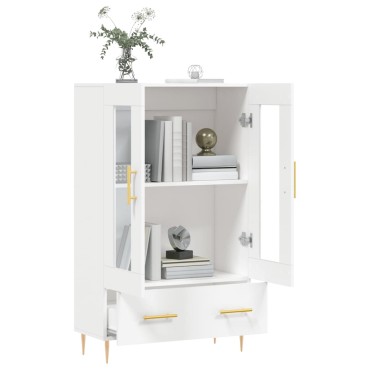 vidaXL Ντουλάπα Λευκή 69,5x31x115cm από Επεξεργασμένο Ξύλο 1 τεμ.