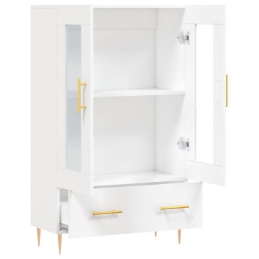 vidaXL Ντουλάπα Λευκή 69,5x31x115cm από Επεξεργασμένο Ξύλο 1 τεμ.