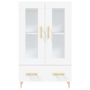 vidaXL Ντουλάπα Λευκή 69,5x31x115cm από Επεξεργασμένο Ξύλο 1 τεμ.
