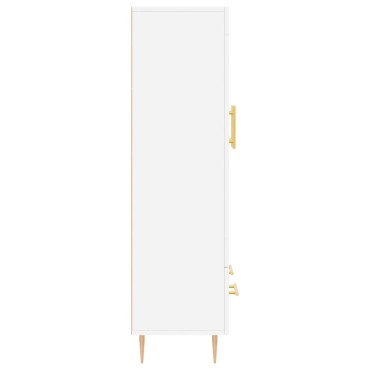 vidaXL Ντουλάπα Λευκή 69,5x31x115cm από Επεξεργασμένο Ξύλο 1 τεμ.