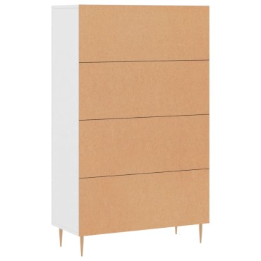 vidaXL Ντουλάπα Λευκή 69,5x31x115cm από Επεξεργασμένο Ξύλο 1 τεμ.