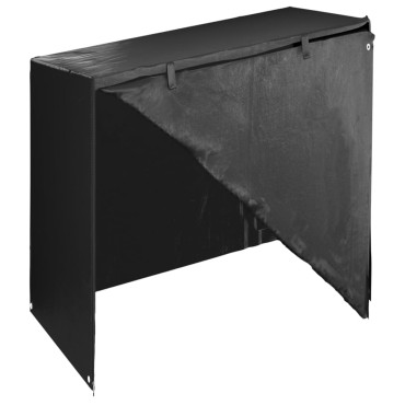 vidaXL Κάλυμμα Κούνιας 2 τεμ. 8 Κρίκοι 125x90x135/165cm Πολυαιθυλένιο