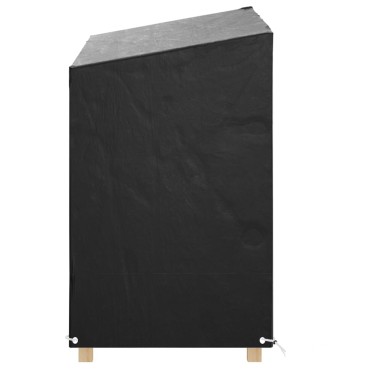 vidaXL Κάλυμμα Κούνιας 2 τεμ. 8 Κρίκοι 125x90x135/165cm Πολυαιθυλένιο