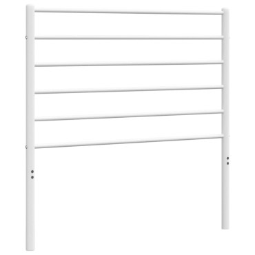 vidaXL Κεφαλάρι Λευκό Μεταλλικό 85x3x90cm 1 τεμ.