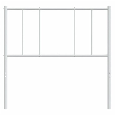 vidaXL Κεφαλάρι Λευκό Μεταλλικό 85x3x90cm 1 τεμ.