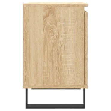 vidaXL Κομοδίνα 2 τεμ. Sonoma Δρυς 40x30x50cm από Επεξεργασμένο Ξύλο