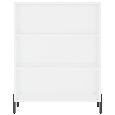 vidaXL Ραφιέρα Λευκή 69,5x32,5x90cm από Επεξεργασμένο Ξύλο 1 τεμ.