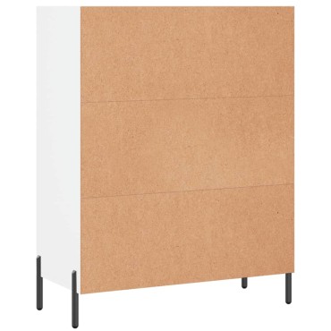 vidaXL Ραφιέρα Λευκή 69,5x32,5x90cm από Επεξεργασμένο Ξύλο 1 τεμ.