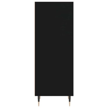 vidaXL Ντουλάπι Μαύρο 34,5x32,5x90cm Επεξεργασμένο Ξύλο 1 τεμ.