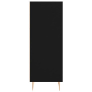 vidaXL Ντουλάπι Μαύρο 34,5x32,5x90cm Επεξεργασμένο Ξύλο 1 τεμ.