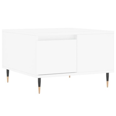 vidaXL Τραπεζάκι Σαλονιού Λευκό 55x55x36,5cm από Επεξεργασμένο Ξύλο 1 τεμ.