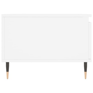 vidaXL Τραπεζάκι Σαλονιού Λευκό 90x50x36,5cm Επεξεργασμένο Ξύλο 1 τεμ.