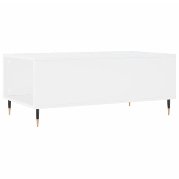 vidaXL Τραπεζάκι Σαλονιού Λευκό 90x50x36,5cm Επεξεργασμένο Ξύλο 1 τεμ.