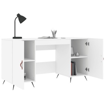 vidaXL Γραφείο Λευκό 140x50x75cm από Επεξεργασμένο Ξύλο 1 τεμ.