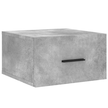 vidaXL Κομοδίνο Επιτοίχιο Γκρι Σκυροδέματος 35x35x20cm 1 τεμ.