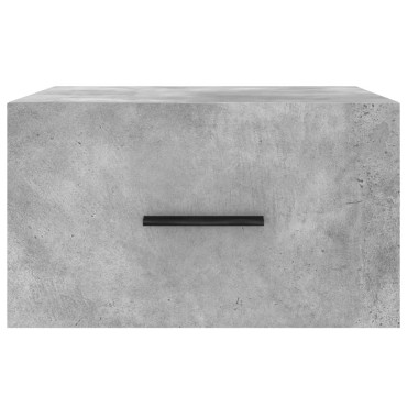 vidaXL Κομοδίνο Επιτοίχιο Γκρι Σκυροδέματος 35x35x20cm 1 τεμ.