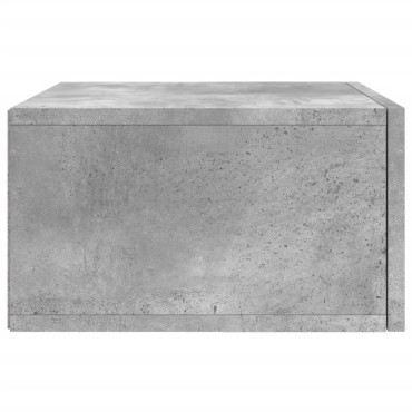 vidaXL Κομοδίνο Επιτοίχιο Γκρι Σκυροδέματος 35x35x20cm 1 τεμ.
