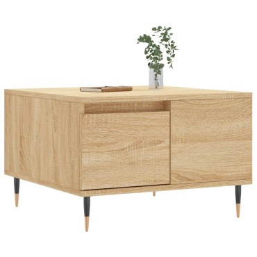 vidaXL Τραπεζάκι Σαλονιού Sonoma Δρυς 55x55x36,5cm Επεξεργασμένο Ξύλο 1 τεμ.