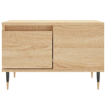 vidaXL Τραπεζάκι Σαλονιού Sonoma Δρυς 55x55x36,5cm Επεξεργασμένο Ξύλο 1 τεμ.